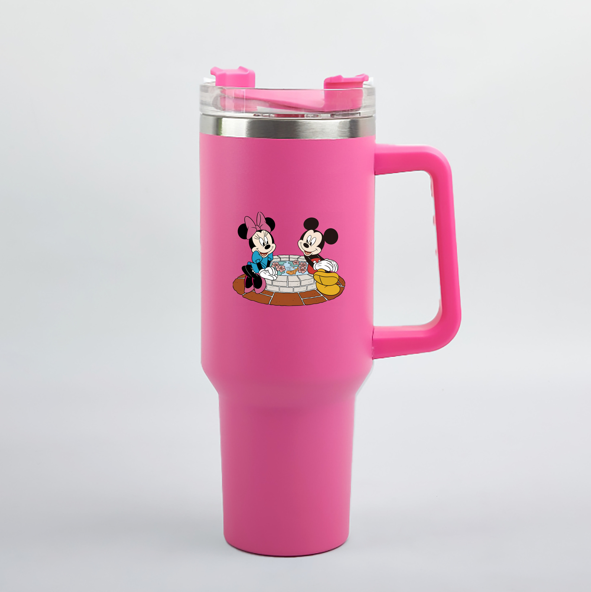 （画像用） ミッキーマウス Mickey Mouse 1200mL車用タンブラー（カラープリント）